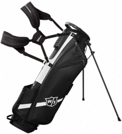 Wilson Golf Wilson QS Stand Bag - Black/White 19 Wilson Golf Wilson QS Stand Bag - Black/White -Clubs Sales 2023 qsblackwhite 2