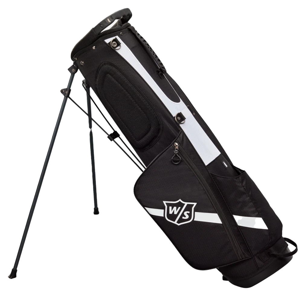 Wilson Golf Wilson QS Stand Bag - Black/White 10 Wilson Golf Wilson QS Stand Bag - Black/White - Image 8