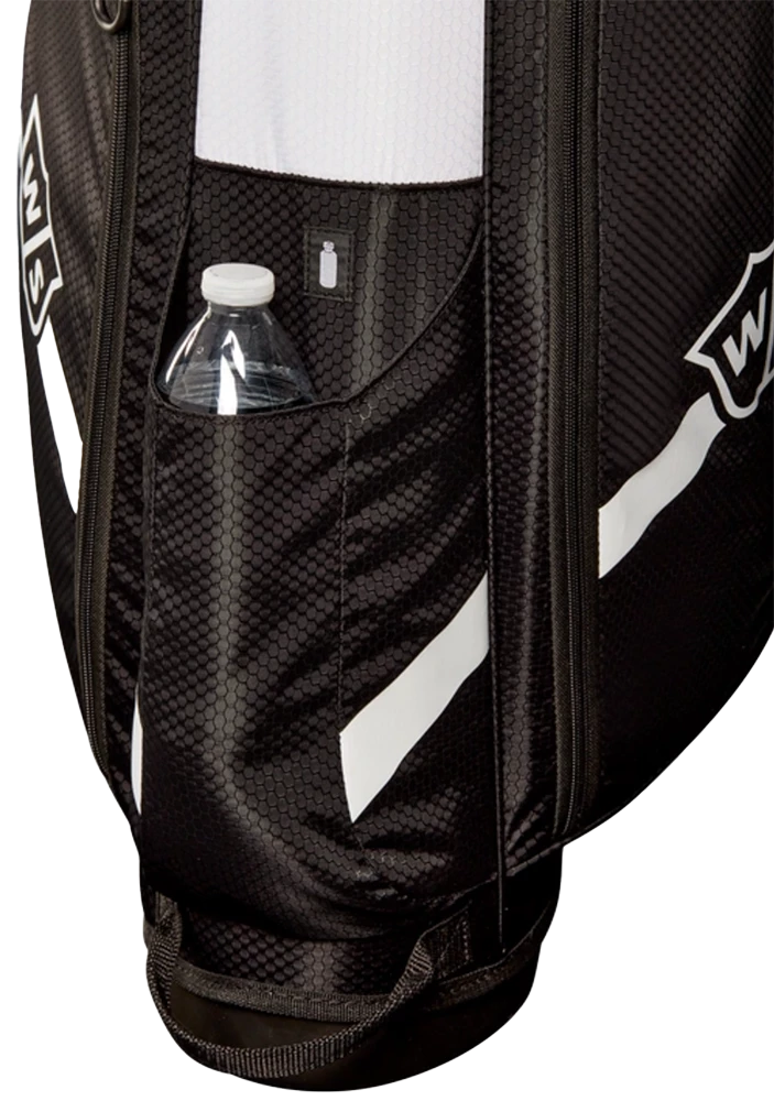 Wilson Golf Wilson QS Stand Bag - Black/White 8 Wilson Golf Wilson QS Stand Bag - Black/White - Image 6