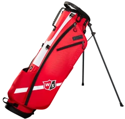 Wilson Golf Wilson QS Stand Bag - Red/White/Black