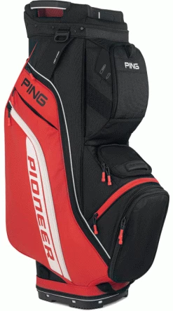 Ping Golf PING Pioneer Cart Bag - Red/Black