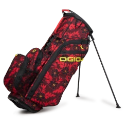NEW OGIO All Elements Golf Stand Bag - Red Flower Party