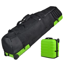 Sun Mountain Golf Sun Mountain KUBE Wheeled Golf Travel Cover -Rush/Black