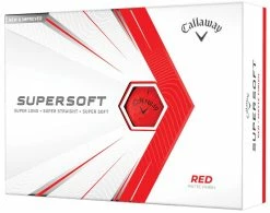 Callaway Golf Callaway Supersoft Golf Balls 2021 - Red -Clubs Sales 2023 supersoft red packaging lid 2021 003