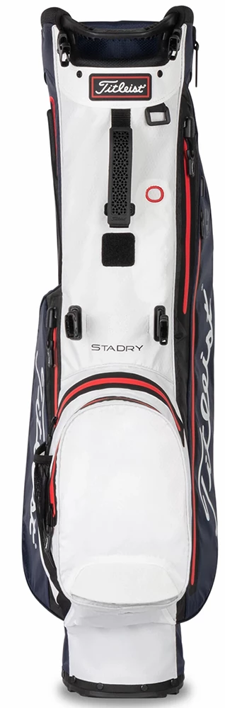 Titleist Golf Titleist Players 4 StaDry Stand Bag - Navy/White/Red 5 Titleist Golf Titleist Players 4 StaDry Stand Bag - Navy/White/Red - Image 3