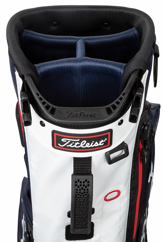 Titleist Golf Titleist Players 4 StaDry Stand Bag - Navy/White/Red 4 Titleist Golf Titleist Players 4 StaDry Stand Bag - Navy/White/Red - Image 2