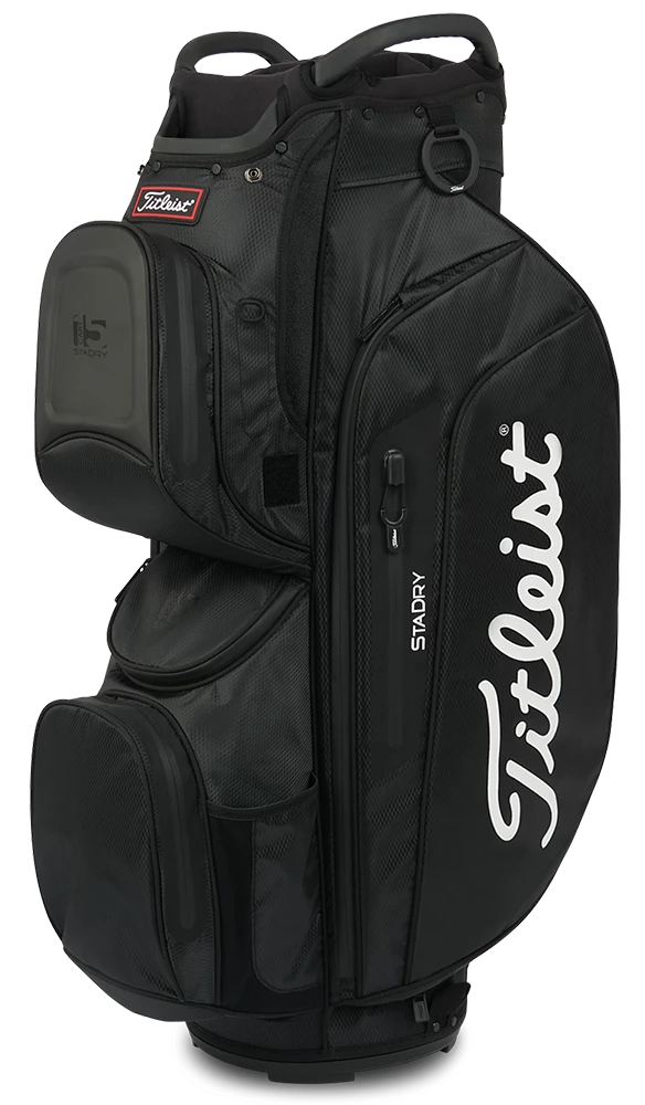 Titleist Golf Titleist Cart 15 StaDry Cart Bag - Black 7 Titleist Golf Titleist Cart 15 StaDry Cart Bag - Black - Image 5