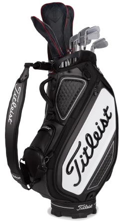 Titleist Golf Titleist Tour Series Golf Tour Cart Bag - Black/White -Clubs Sales 2023 tour5 1