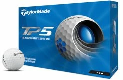 TaylorMade Golf TaylorMade TP5 Dozen Golf Balls - White