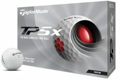 TaylorMade Golf TaylorMade TP5 X Dozen Golf Balls - White