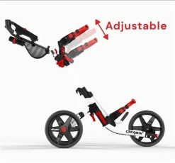 Clicgear Golf Clicgear 4.0 3 Wheel Golf Trolley - Army Brown -Clubs Sales 2023 trcc4 adjustable 600x558