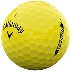 Callaway Golf NEW Callaway Warbird Golf Balls - Yellow -Clubs Sales 2023 wby3