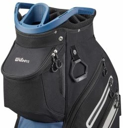Wilson Golf Wilson Staff EXO II Cart Bag - Black/Blue -Clubs Sales 2023 wgb6650bu 2 1