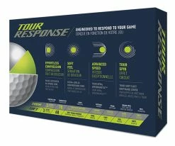 TaylorMade Golf TaylorMade Tour Response White Golf Balls -Clubs Sales 2023 wz925 zoom d3