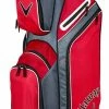Callaway Golf X-Series Cart Bag -Red/Titanium/White