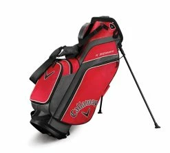 Callaway Golf X Series Stand Bag -Red/Titanium/White
